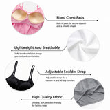 Women's Flowy Camisole with Built-in Bra