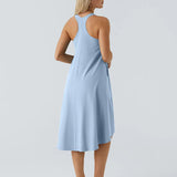 Racerback Side Pocket Quick Dry Casual Dress