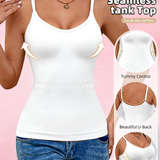 Seamless U-Back Top with Built-in Bra