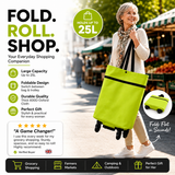 🛒2-in-1 Foldable Shopping Cart
