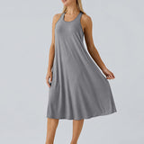 Loose Camisole Dress with Built-in Bra