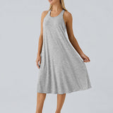 Loose Camisole Dress with Built-in Bra