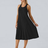 Loose Camisole Dress with Built-in Bra