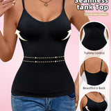Seamless U-Back Top with Built-in Bra