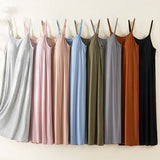 Adjustable Strap Dress Built-in Bra