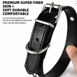 Durable PU Leather Detachable Luxury Crystal Pet Collar