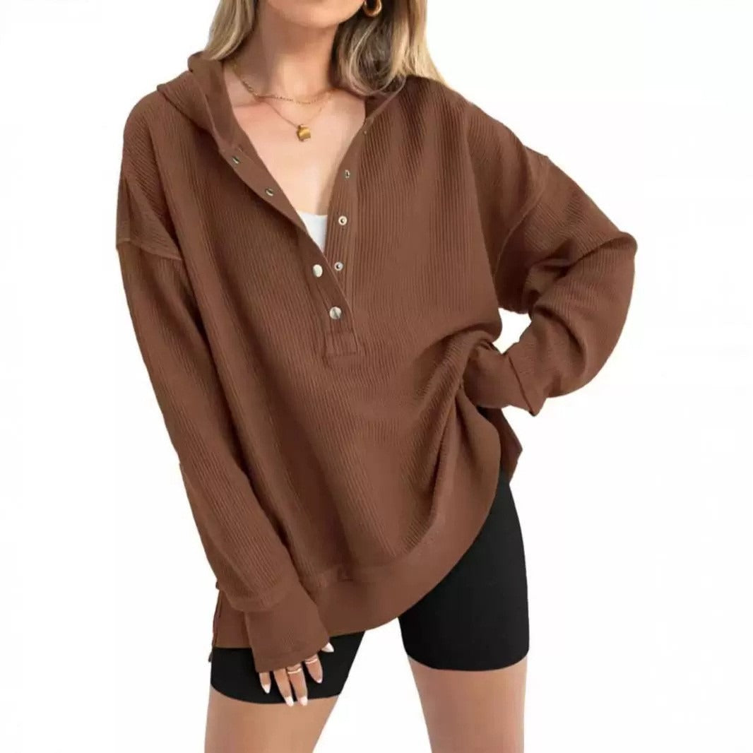 Womens Fashion Long Sleeve Hoodie
