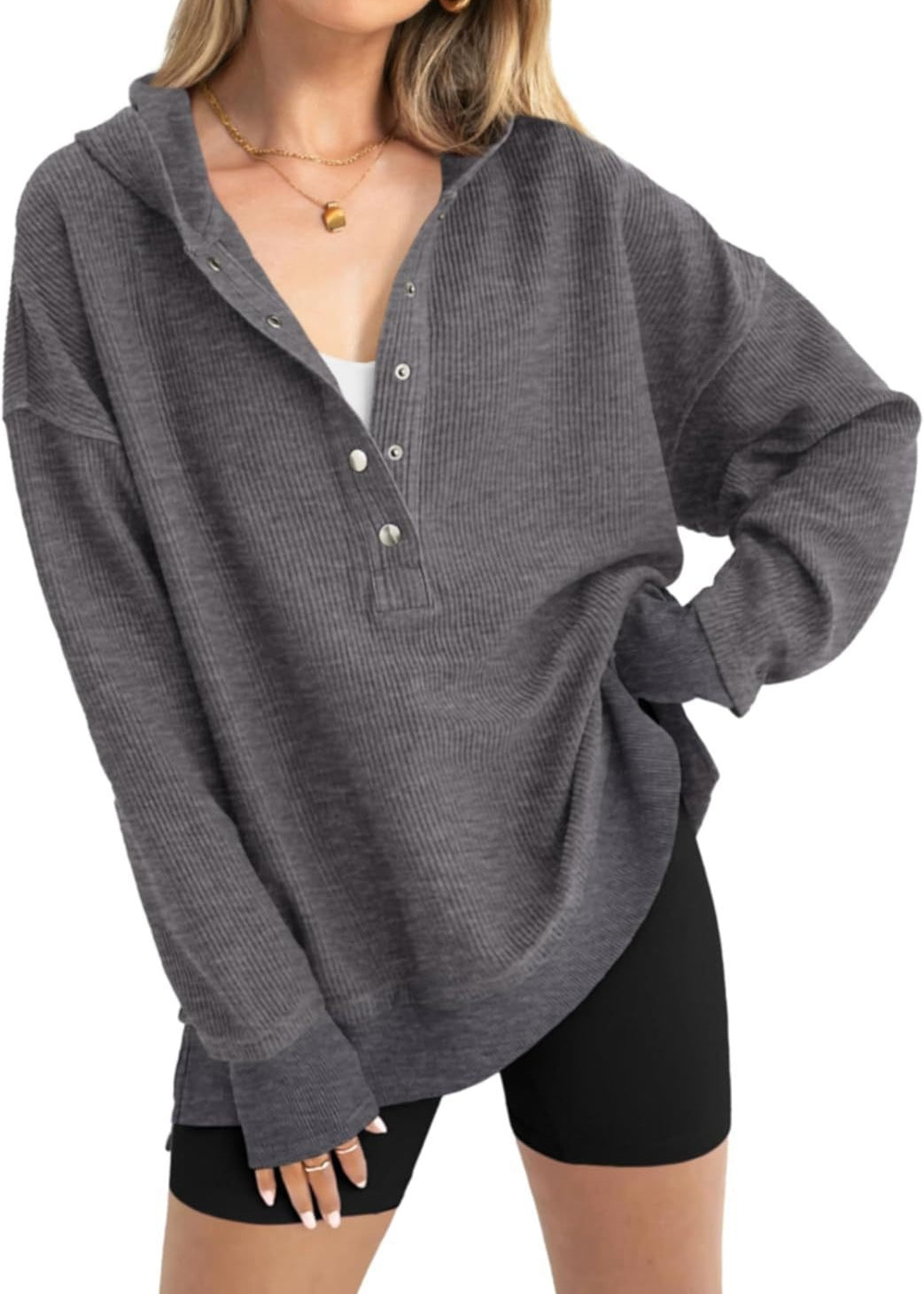 Womens Fashion Long Sleeve Hoodie