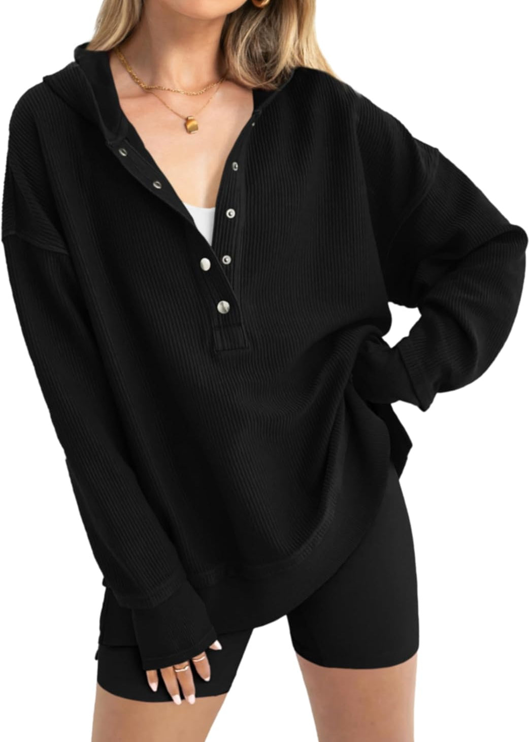 Womens Fashion Long Sleeve Hoodie