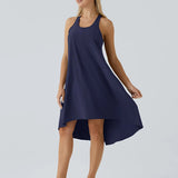 Racerback Side Pocket Quick Dry Casual Dress