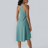Racerback Side Pocket Quick Dry Casual Dress