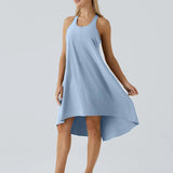 Racerback Side Pocket Quick Dry Casual Dress