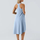Racerback Side Pocket Quick Dry Casual Dress