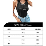 Women's Round Neck Tank Top with Built-in Shelf Bra