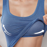 Padded Wide Shoulder Straps Tank Top