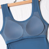 Padded Wide Shoulder Straps Tank Top