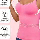 Seamless U-Back Top with Built-in Bra