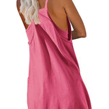 Womens Workout Romper Dress With Pocket
