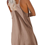 Womens Workout Romper Dress With Pocket