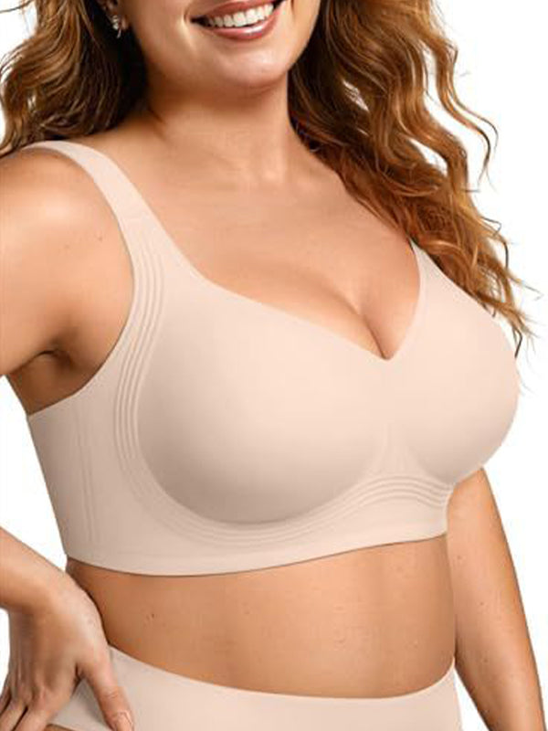 Plus Size Jelly Gel Supportive Seamless Bra