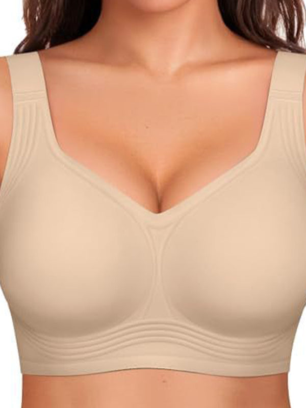 Plus Size Jelly Gel Supportive Seamless Bra