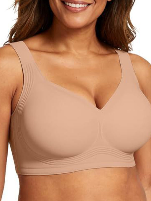 Plus Size Jelly Gel Supportive Seamless Bra