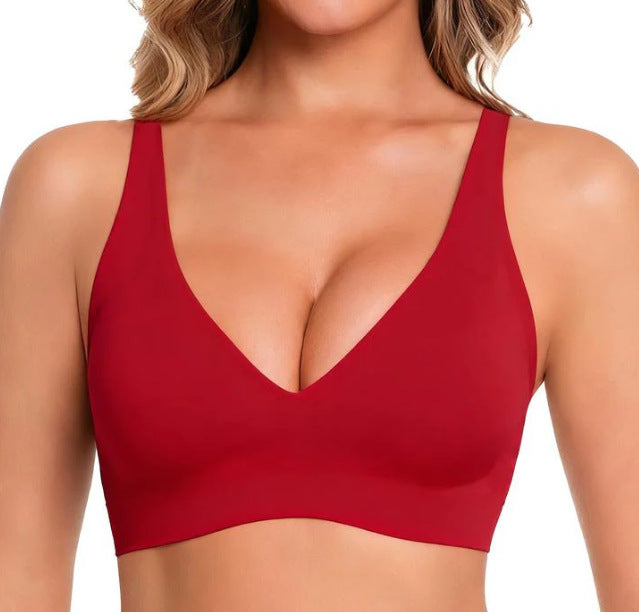 Deep V Jelly Bra No Underwire
