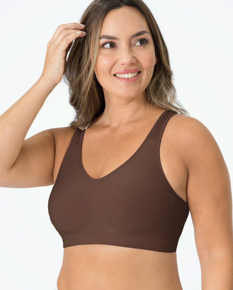 Lifting Wire-Free Antibacterial Jelly Bra