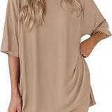 The Essential Summer 2-Piece Lounge Set: Oversized Shirt & Biker Shorts