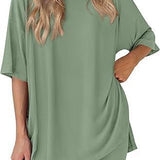 The Essential Summer 2-Piece Lounge Set: Oversized Shirt & Biker Shorts