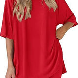 The Essential Summer 2-Piece Lounge Set: Oversized Shirt & Biker Shorts