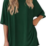 The Essential Summer 2-Piece Lounge Set: Oversized Shirt & Biker Shorts