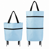 🛒2-in-1 Foldable Shopping Cart