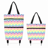 🛒2-in-1 Foldable Shopping Cart