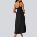Adjustable Strap Dress Built-in Bra