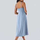 Adjustable Strap Dress Built-in Bra