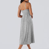 Adjustable Strap Dress Built-in Bra